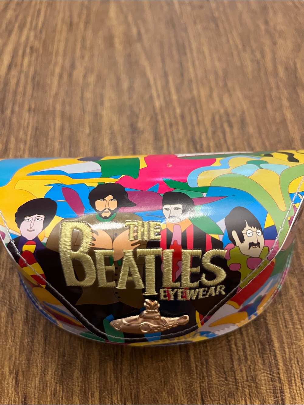 The Beatles Multicolor Yellow Submarine Eyewear Case & Cloth never used! - Picture 3 of 7